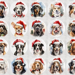 Weihnachten rundes Ornament Bundle PNG Sublimationsvorlage, Untersetzer png, Foto Gedenkweihnachtsverzierung Png Designs, rundes hängendes png