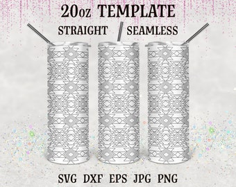 Aztec Tangram Burst Tumbler Template svg, Burst tumbler svg, Burst Template svg, Tumbler Tape Template, Tumbler Template Burst svg, Peekaboo