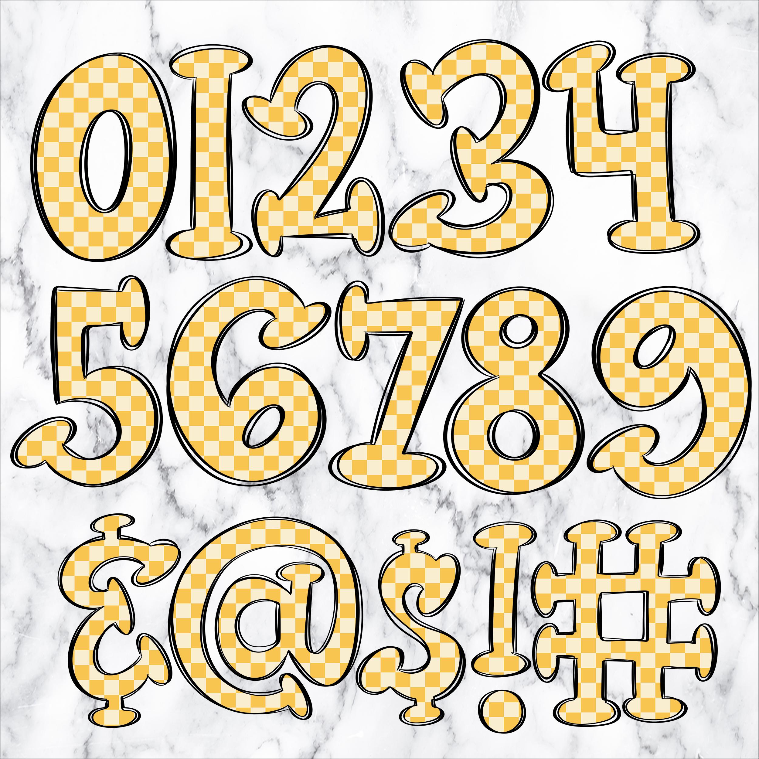 Checked Letters Fall Checkered Letters Alphabet PNG Check Alphabet Clipart Printable ...