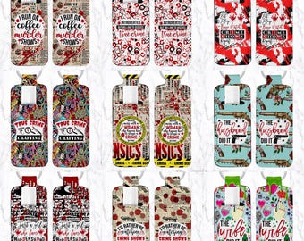 True Crime Skinny Lipbalm Horror Sublimation Design PNG, Crime Scene Slim Lip Balm Designs, Adult Lip Gloss Keyring, Key Ring Tag Fob