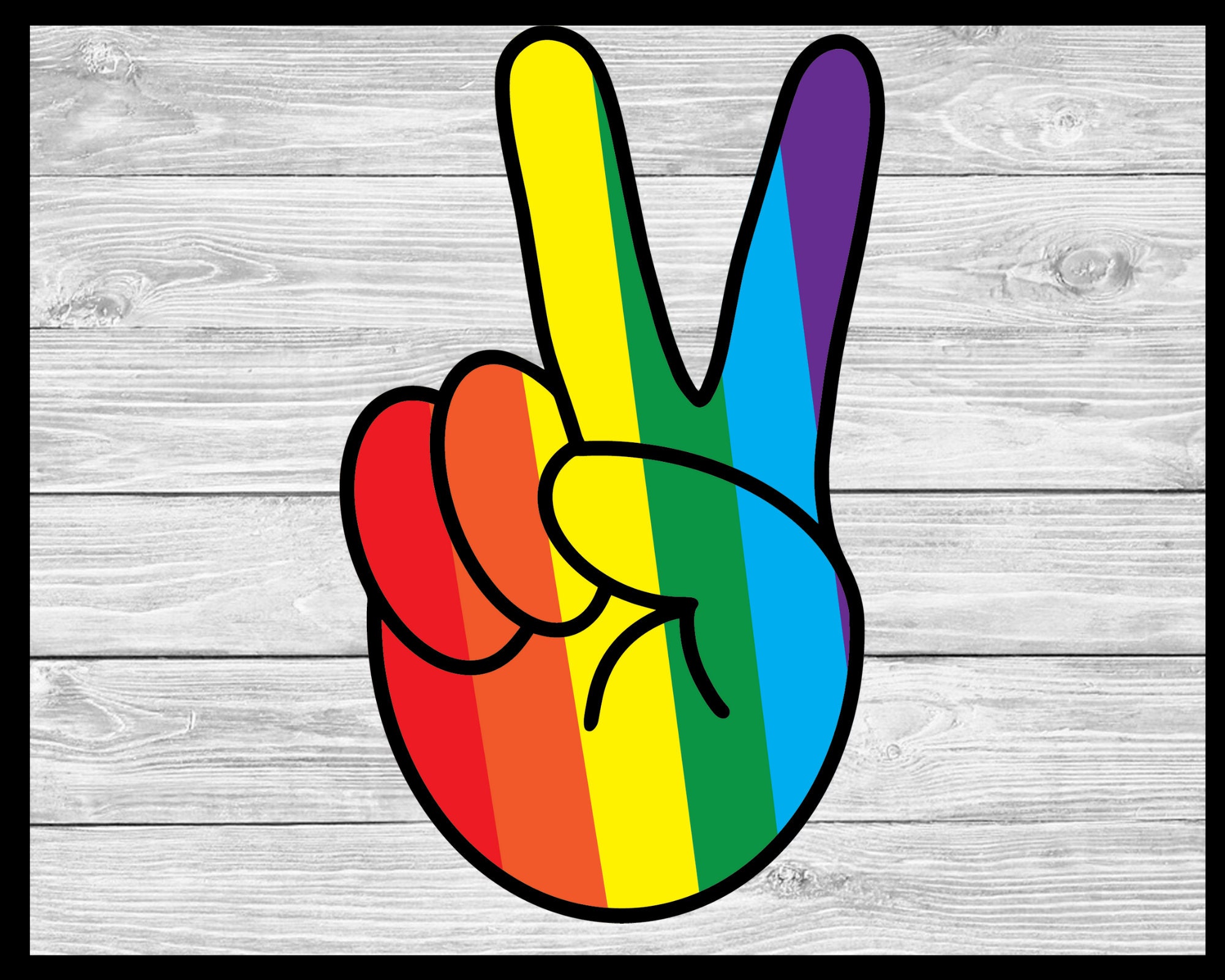 Pride peace hand svg pride svg gay pride clipart lesbian  etsy Pride peace hand svg pride svg gay pride clipart lesbian  etsy