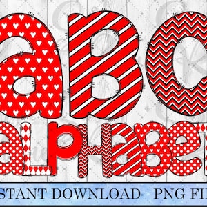 Doodle Letters and Numbers, Doodle Sublimation Letters & Numbers PNG, Doodle Alphabet set, Pattern Letters, Alphabet Art for Sublimation