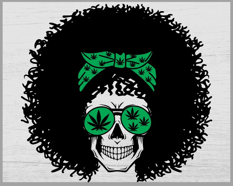 Download Weed Mom Afro Skull svg Afro skull svg Mom life SVG ...