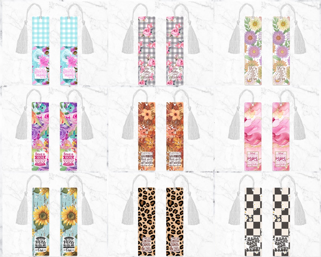 Bookmark Sublimation Bundle, Reading Lover Bookmark, Page Holder Book ...