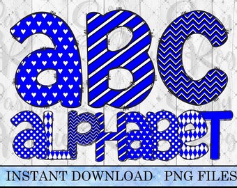 Doodle Letters and Numbers, Doodle Sublimation Letters & Numbers PNG, Doodle Alphabet set, Pattern Letters, Alphabet Art for Sublimation