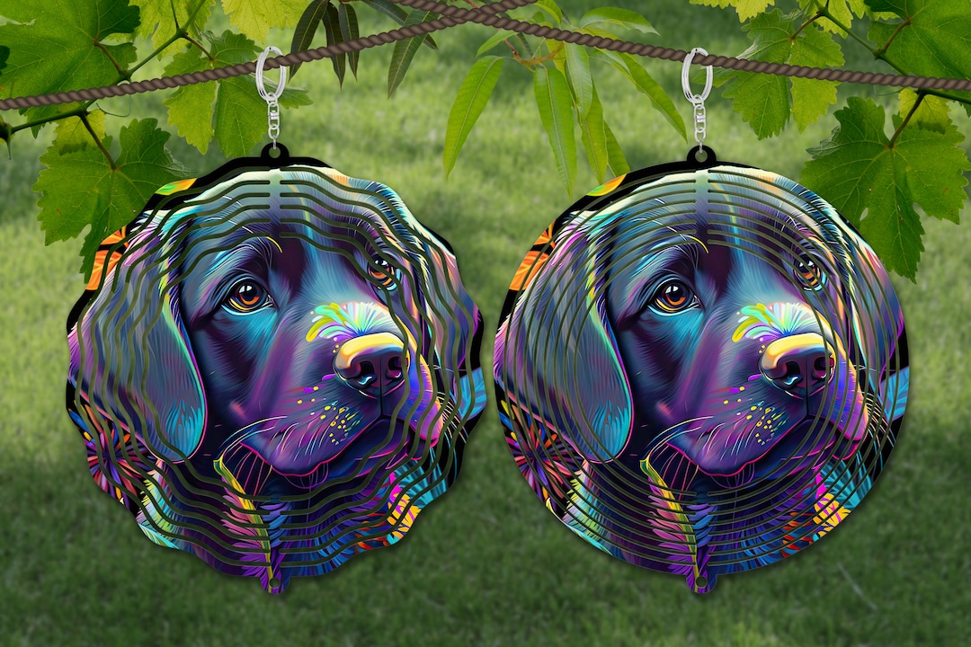 Labrador Wind Spinner Sublimation Dog Wind Spinner SVG 10 Etsy