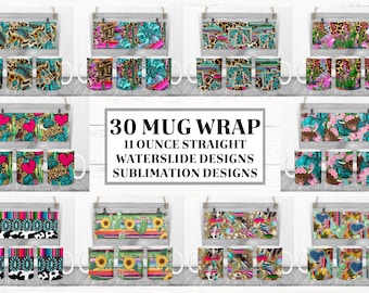 Western Mug Sublimation Designs Bundle, 11oz Coffee Mug PNG, Coffee Mug sublimation, Mug Wrap Sublimation files, Mug designs,