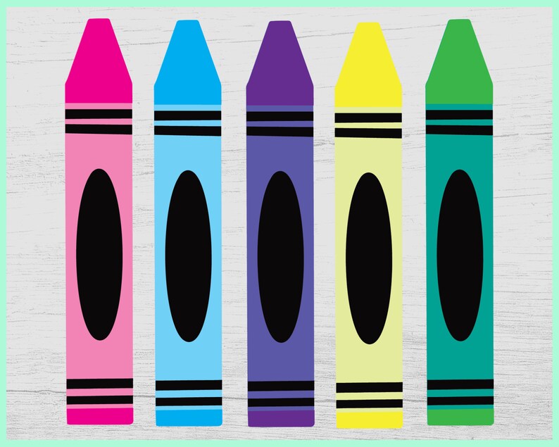 Download Crayon Monogram svg crayon svg Bundle crayon clipart | Etsy