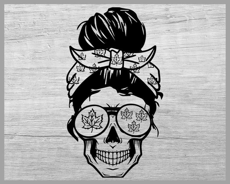 Download Fall Mom life Skull svg Fall Momlife svg Fall svg Autumn ...