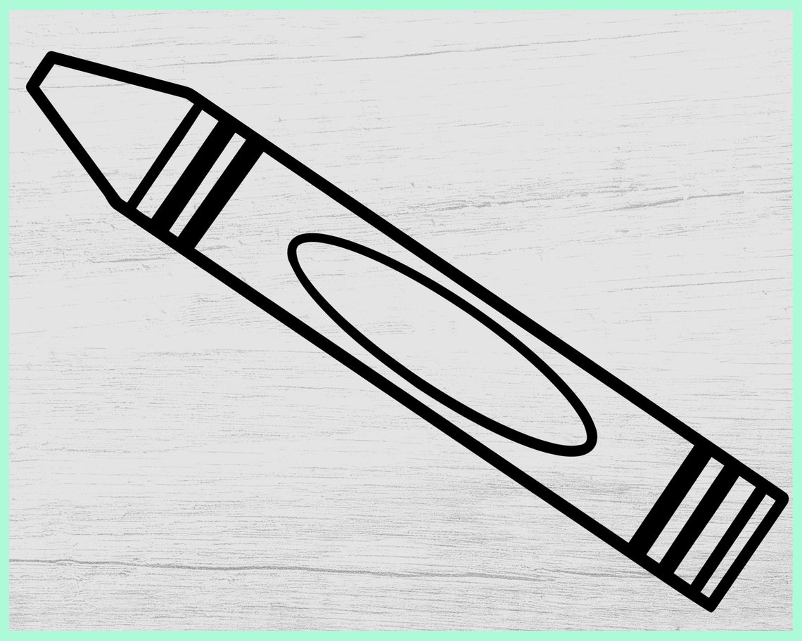 Crayon SVG File Free