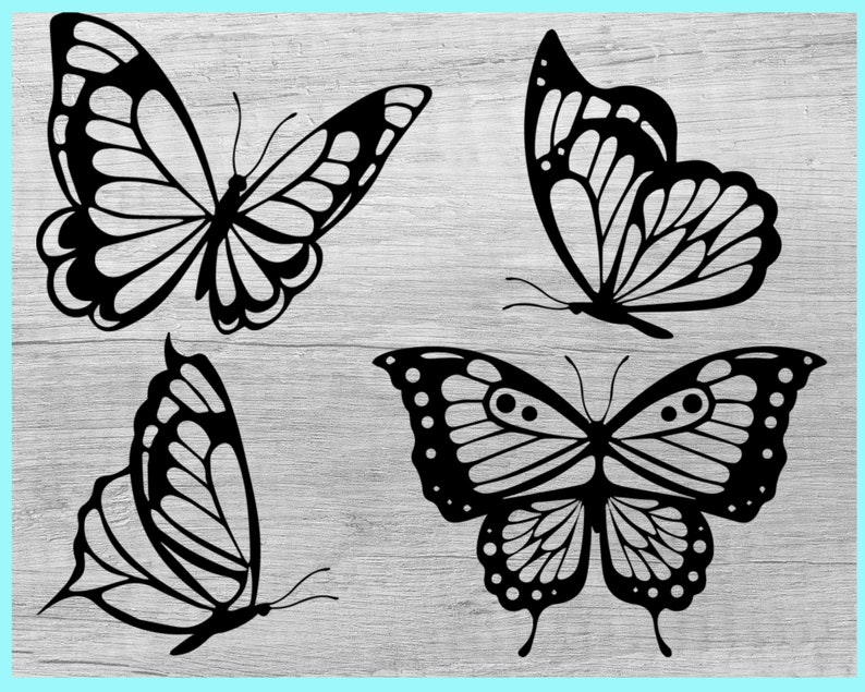 Butterfly Svg Bundle Butterflies Svg Butterfly Clipart - Etsy Canada