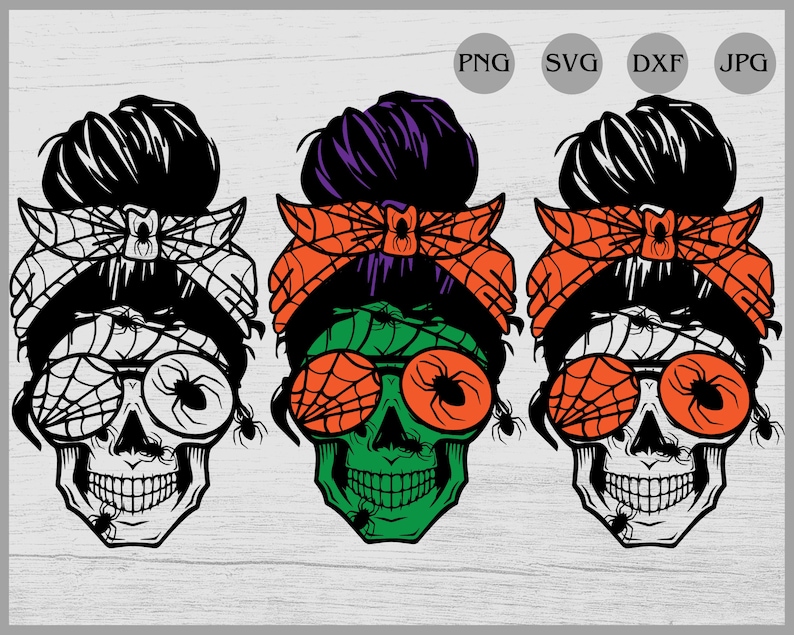 Download Halloween Mom Skull svg Momster svg Mom of monsters svg | Etsy