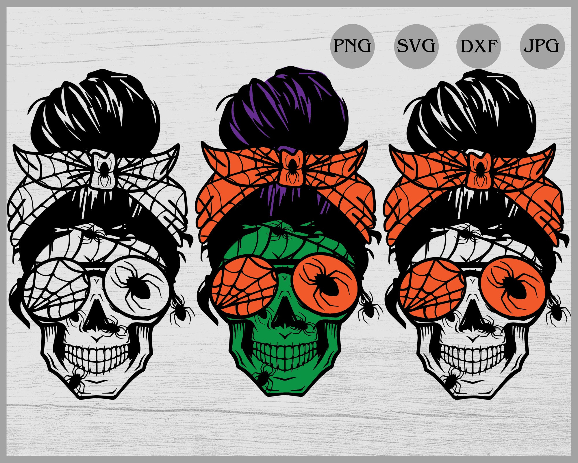 Download Halloween Mom Skull svg Momster svg Mom of monsters svg | Etsy