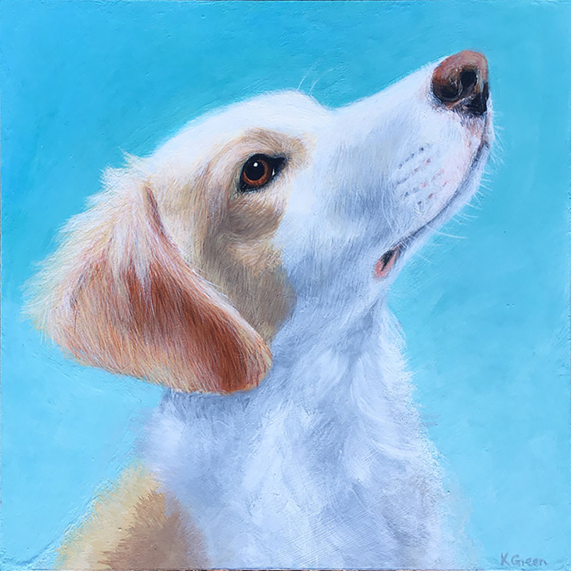 Custom Pet Portrait Painting 8 X 10 Inches in Acrylics. Personalised ...