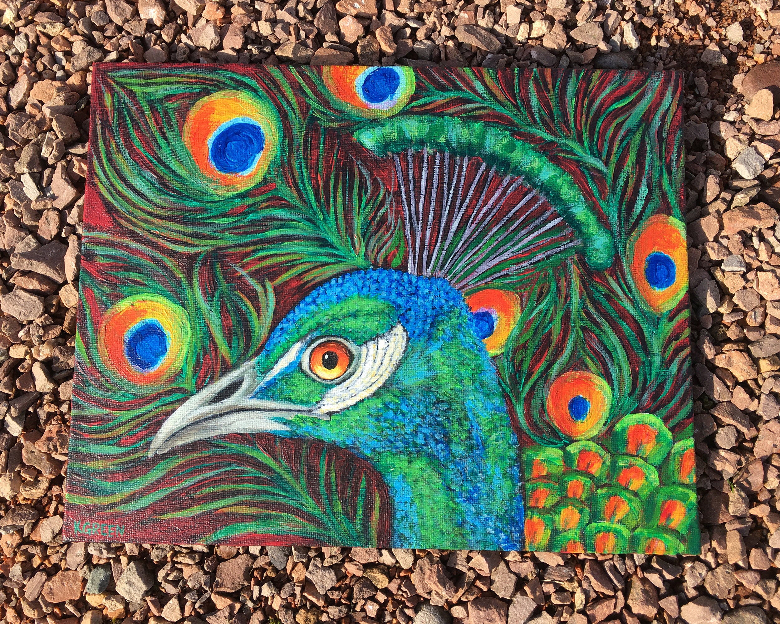 Beautiful Peacock Drawing | Peacock Drawing with Nature | Easy Peacock  Drawing - YouTube