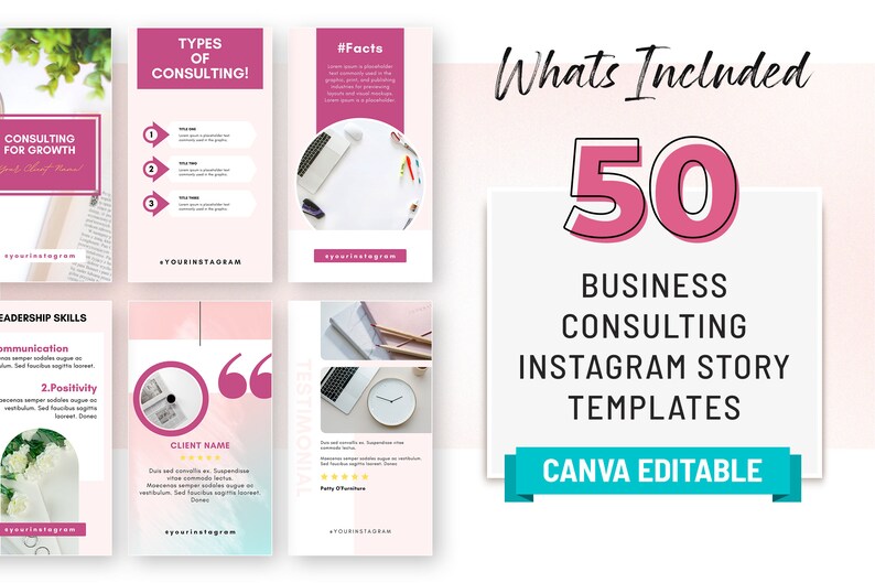 Plantillas para historias de Instagram de consultores de negocios, Canva editable, marketing para impulsar las redes sociales, coaching profesional de marca. imagen 7