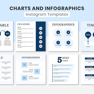 Instagram Infographic Canva Templates | Charts Graphs Social Media ...