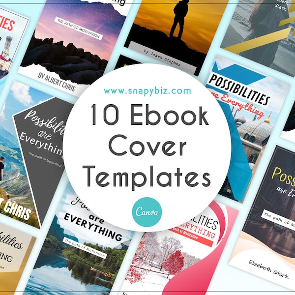 Ebook Cover Template Etsy