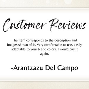 Puede incluir: Texto de rese&ntilde;a del cliente: "El art&iacute;culo corresponde a la descripci&oacute;n y las im&aacute;genes que se muestran de &eacute;l. Muy c&oacute;modo de usar, f&aacute;cilmente adaptable a los colores de tu marca. Lo volver&iacute;a a comprar." -Arantzazu Del Campo