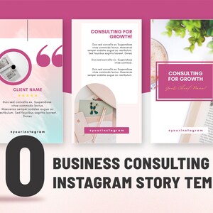Plantillas para historias de Instagram de consultores de negocios, Canva editable, marketing para impulsar las redes sociales, coaching profesional de marca. imagen 2