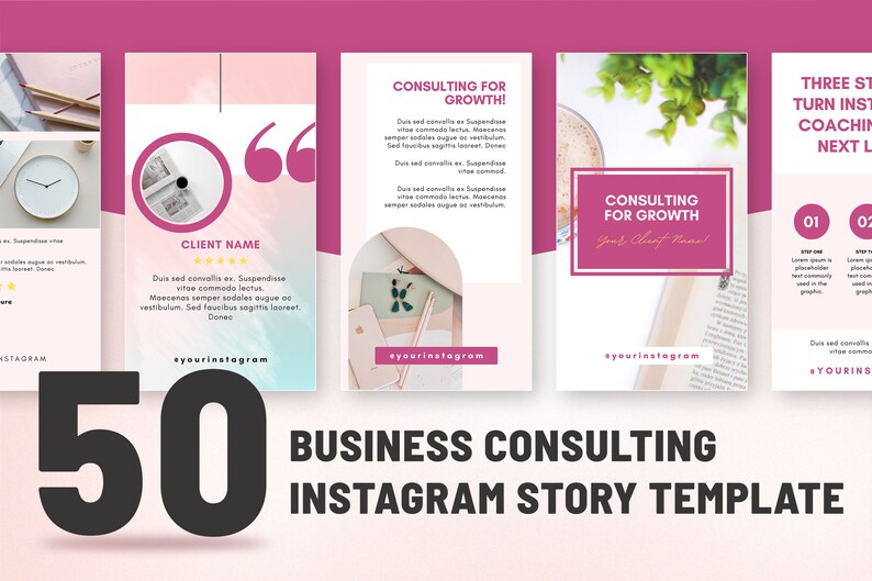 Plantillas para historias de Instagram de consultores de negocios, Canva editable, marketing para impulsar las redes sociales, coaching profesional de marca. imagen 2