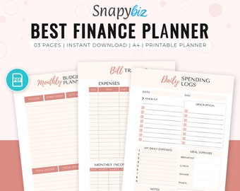 Finance Planner Pack Printable Bullet Planner Printable - Etsy
