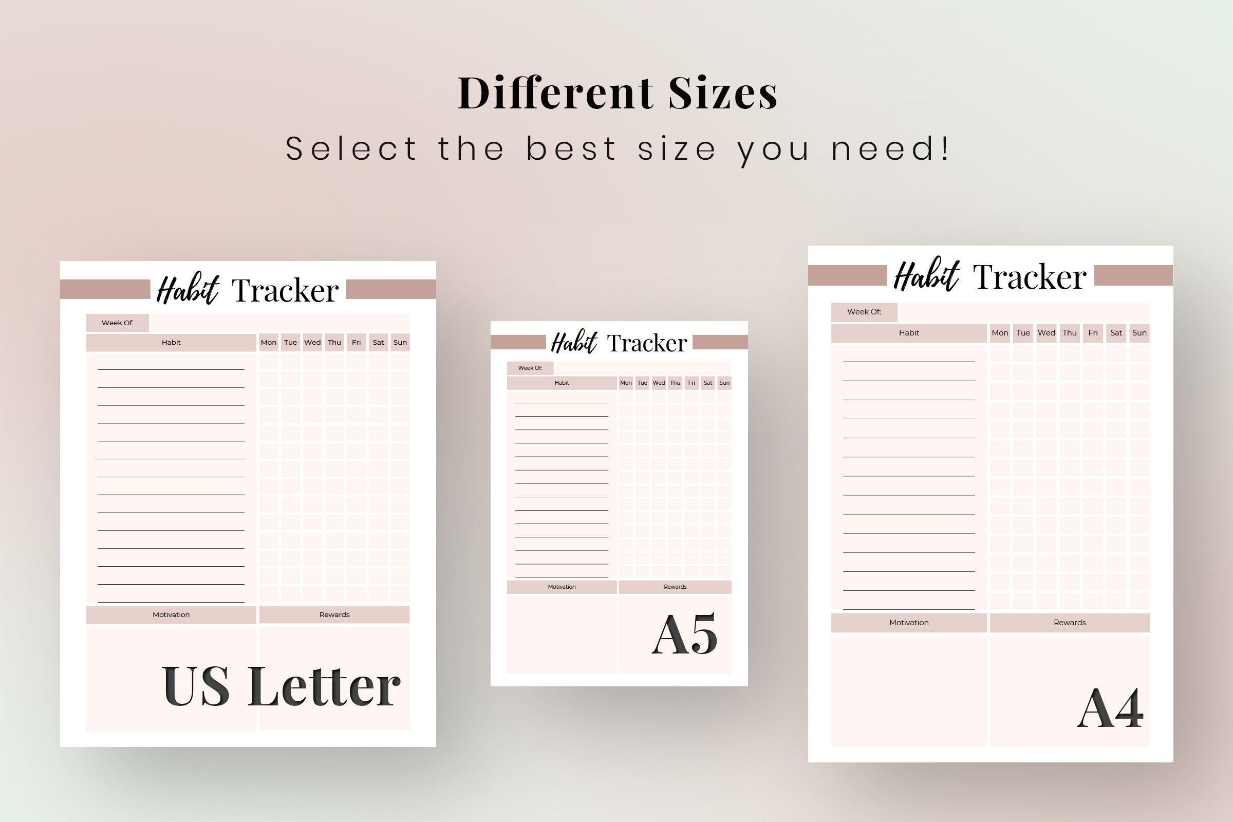 Happy Planner Habit Tracker Printable Ready to Use Habit - Etsy