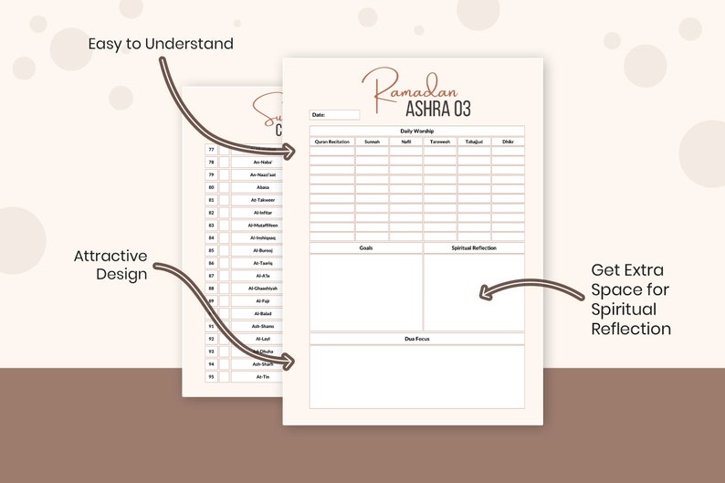 2024 Ramadan Printable Planner Ramadan Checklist Ramadan Planner PDF