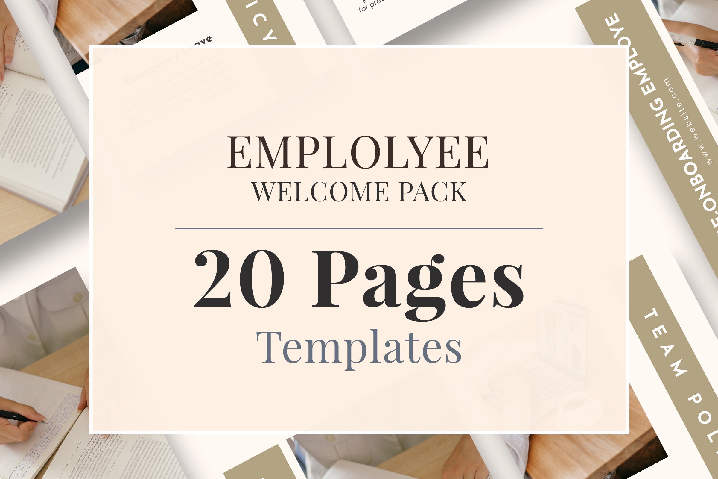 Employee Onboarding | Welcome Pack | Canva Editable Template | New Hire ...