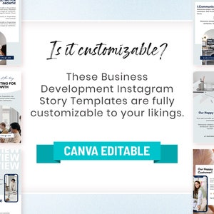 Business Development Instagram Canva Story Template, Corporate ...