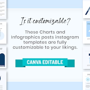 Instagram Infographic Canva Templates | Charts Graphs Social Media ...