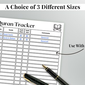 Fillable Printable Quran Tracker Journal, 2024 Ramadan, Islamic Journal ...