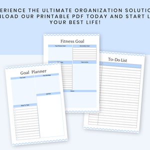 Ultimate Home Management Life Binder Printable, Daily Routine Tracker ...