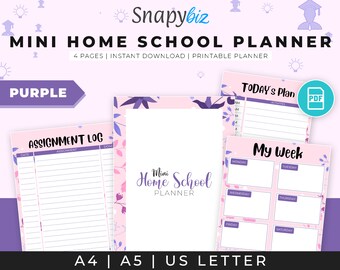 Homeschool Planner | Printable Homeschool Planner | Homeschool Schedule | Planner For Homeschool |  Digital Planners | Instant Download