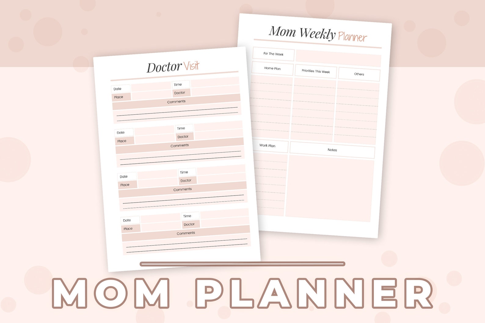 Busy Mom Planner | Family Home Management Printable Life Binder ...
