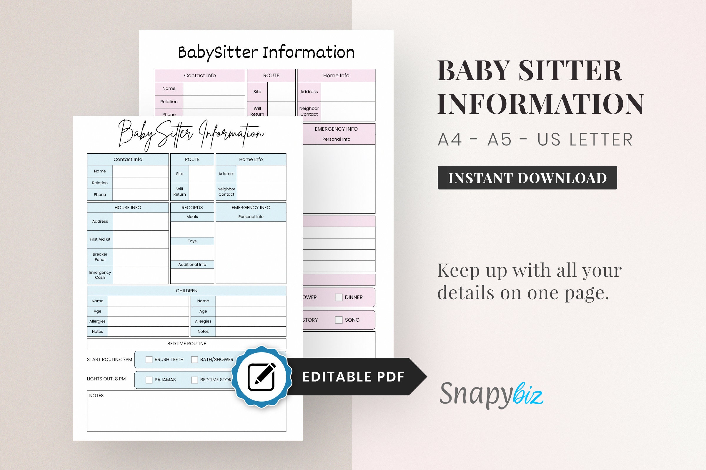 Babysitter Binder Babysitter Checklist Babysitter Etsy babysitter-binder-babysitter-checklist-babysitter-etsy