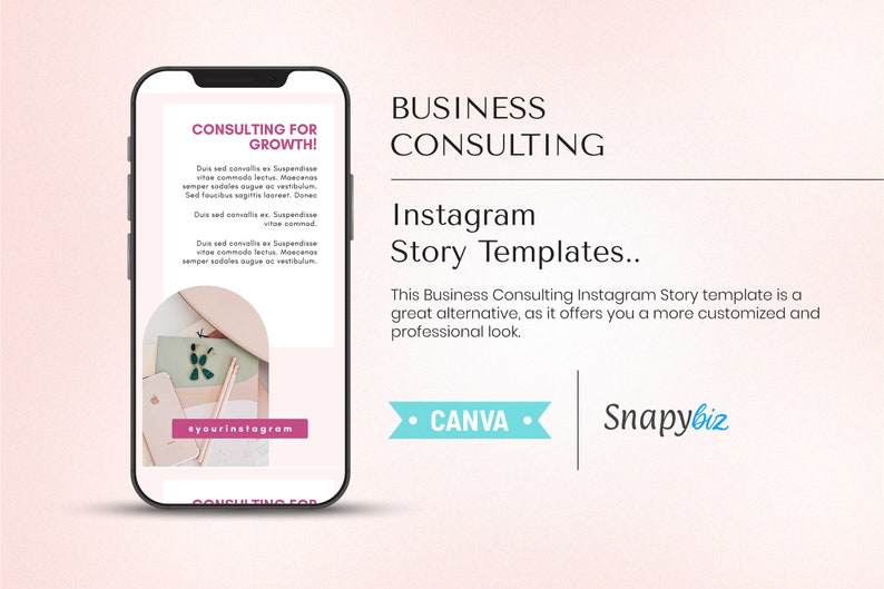 Plantillas para historias de Instagram de consultores de negocios, Canva editable, marketing para impulsar las redes sociales, coaching profesional de marca. imagen 5