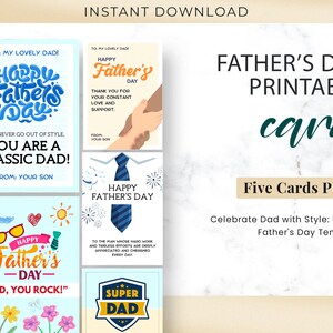 Carte imprimable Joyeuse fête des pères, carte de voeux pour papa, joyeuse fête des pères, carte ours pappa, téléchargement immédiat, carte papa imprimable PDF