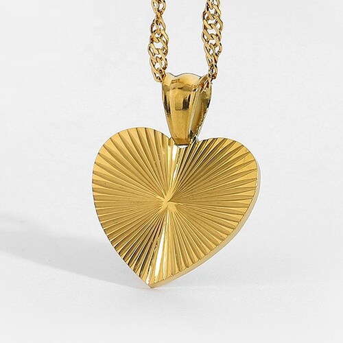 Gold Heart Necklace calan // 14K Gold Filled // Gift for Her Etsy Canada