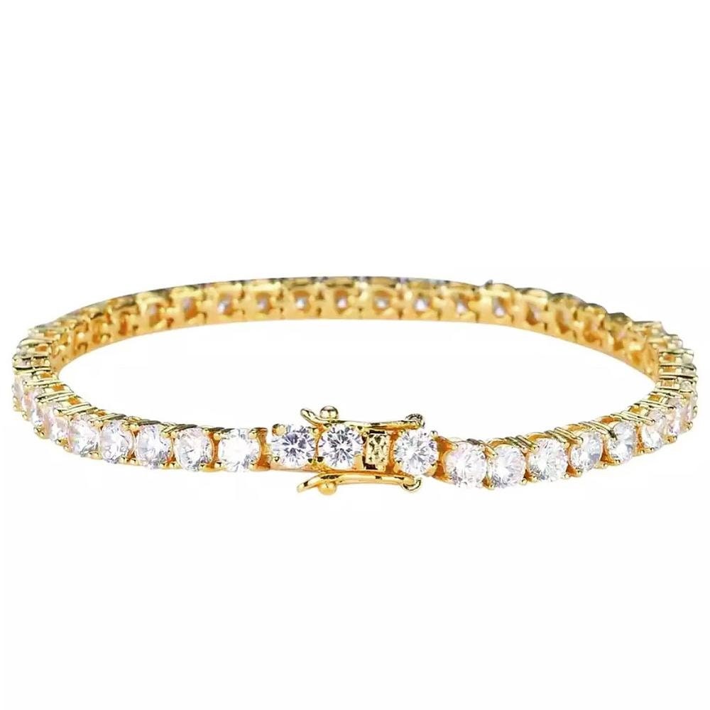 Swarovski Tennis Bracelet Premium Swarovski 4mm CZ Diamonds Etsy Canada