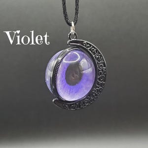 Spinning Double Sided Eye Witch Necklace
