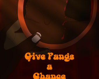 Give Fangs a Chance and Artbook (Sapphic vampire romance)