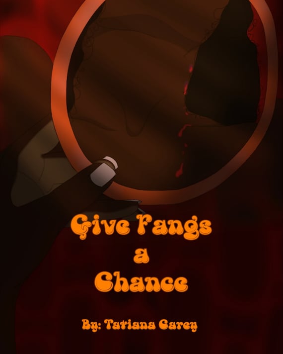 Give Fangs a Chance and Artbook (Sapphic vampire romance)