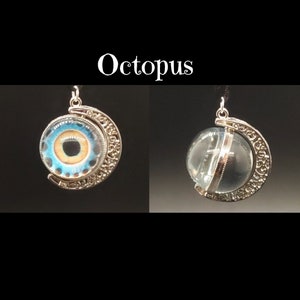 Spinning Double Sided Eye Witch Necklace Octopus