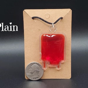 Blood Bag Necklace
