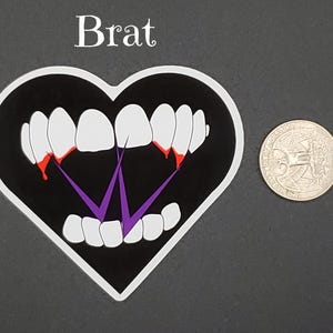 Vampire Star Sticker