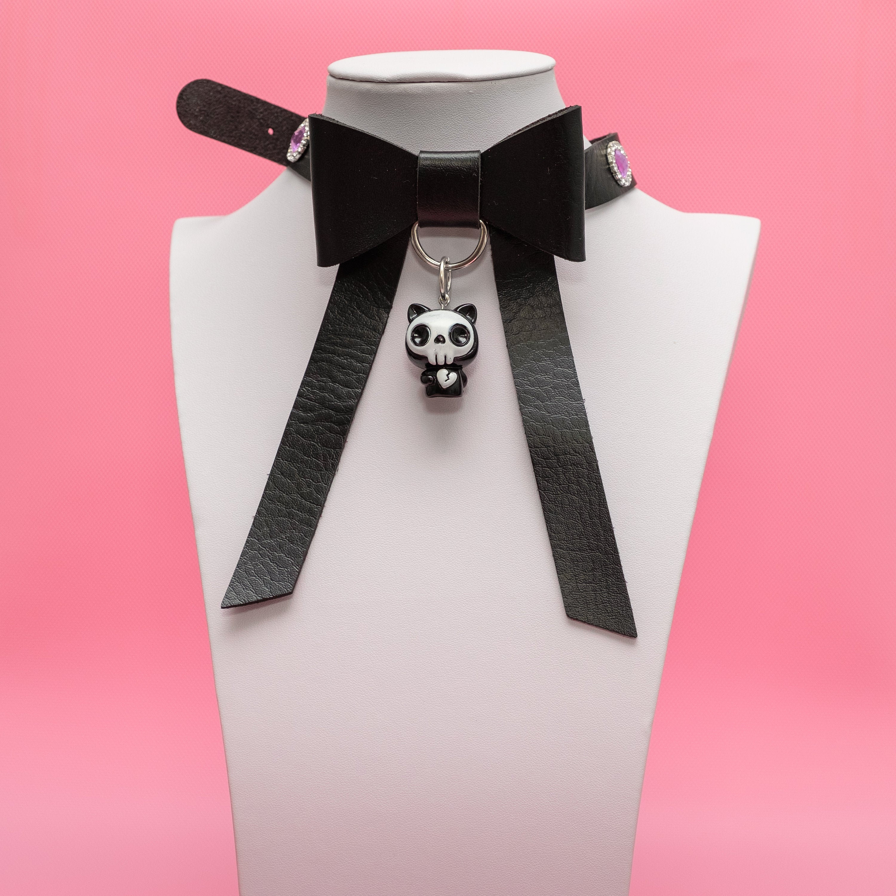 Pastel Goth Choker Pastel Goth Fashion Grim Reaper Pendant Etsy