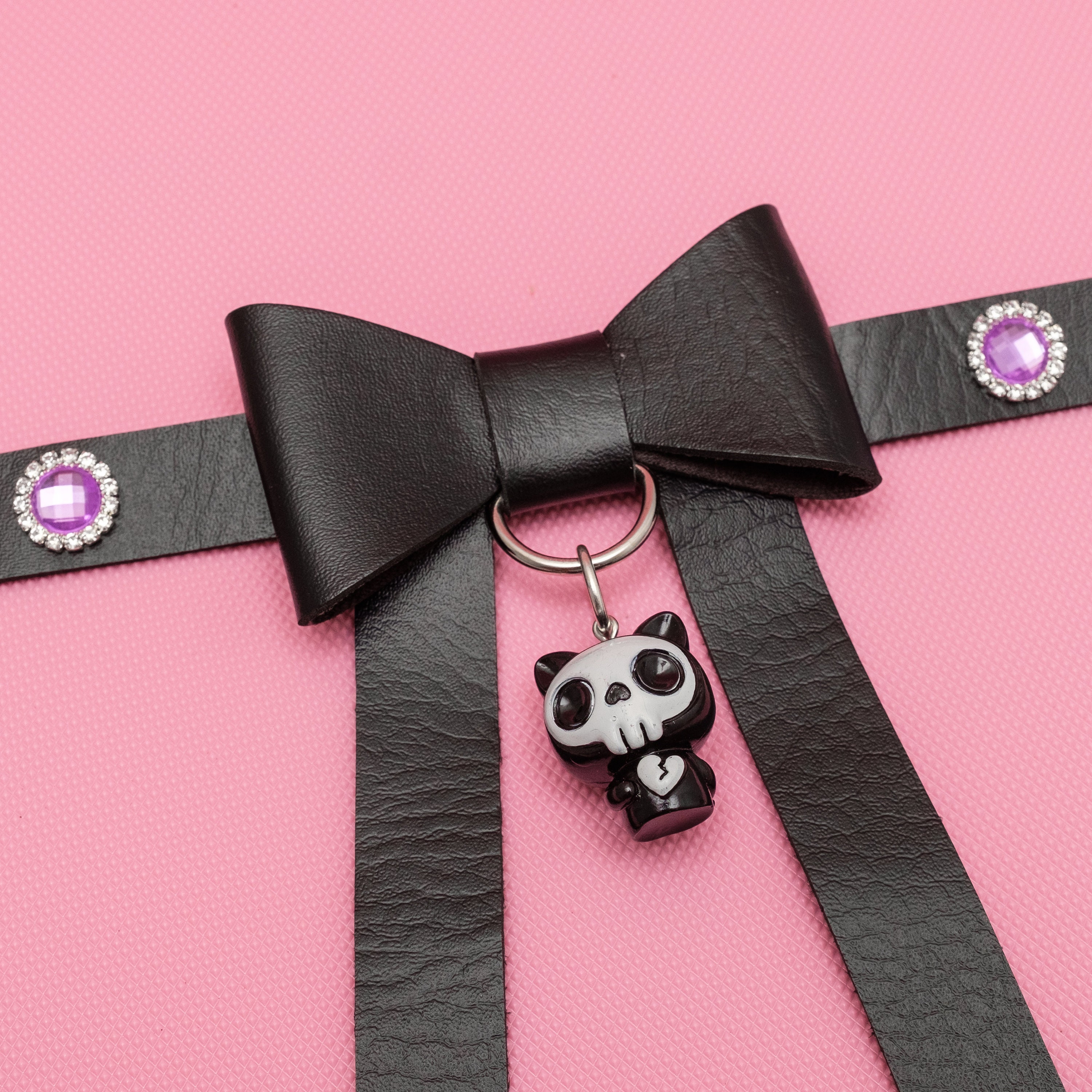 Pastel Goth Choker Pastel Goth Fashion Grim Reaper Pendant Etsy