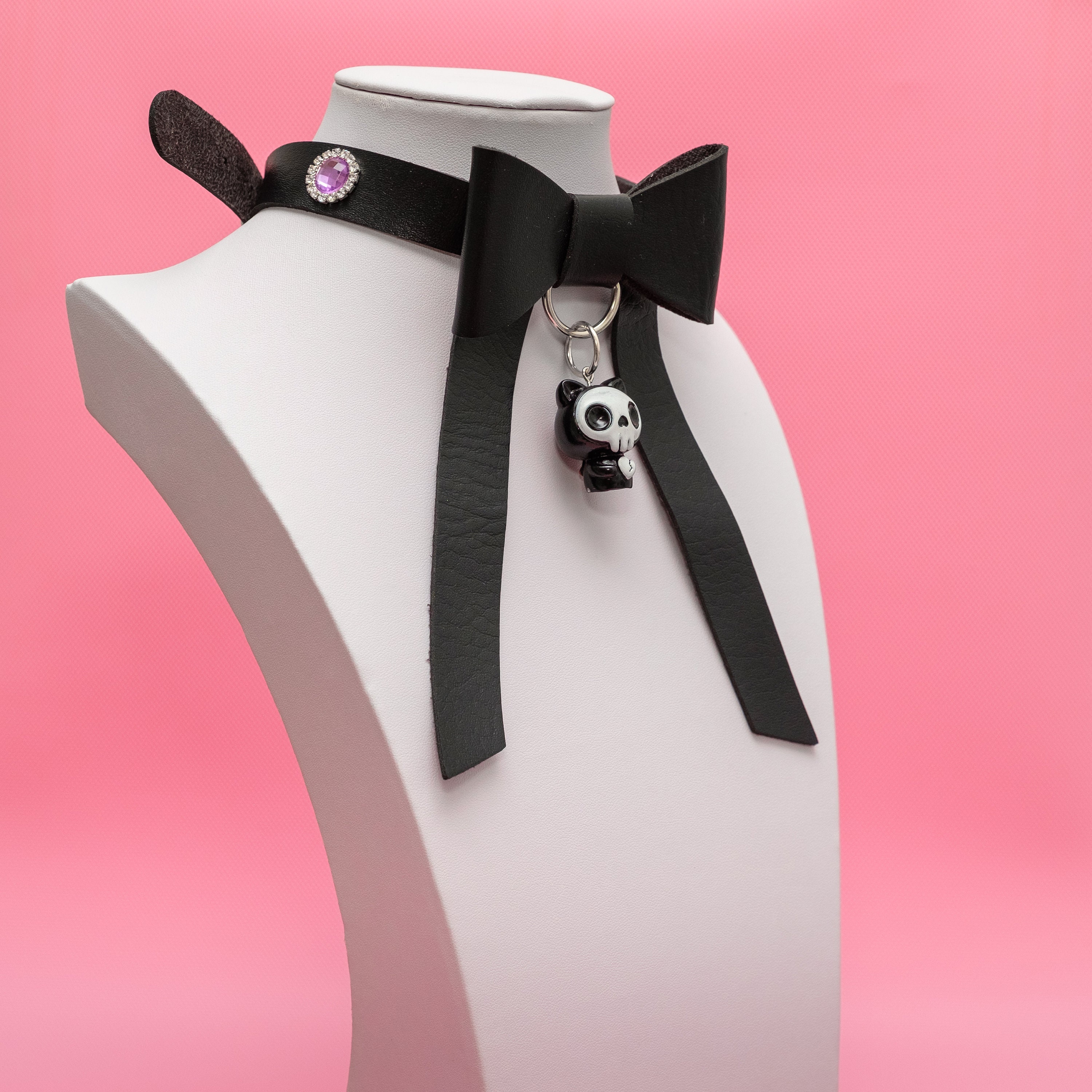 Pastel Goth Choker Pastel Goth Fashion Grim Reaper Pendant Etsy