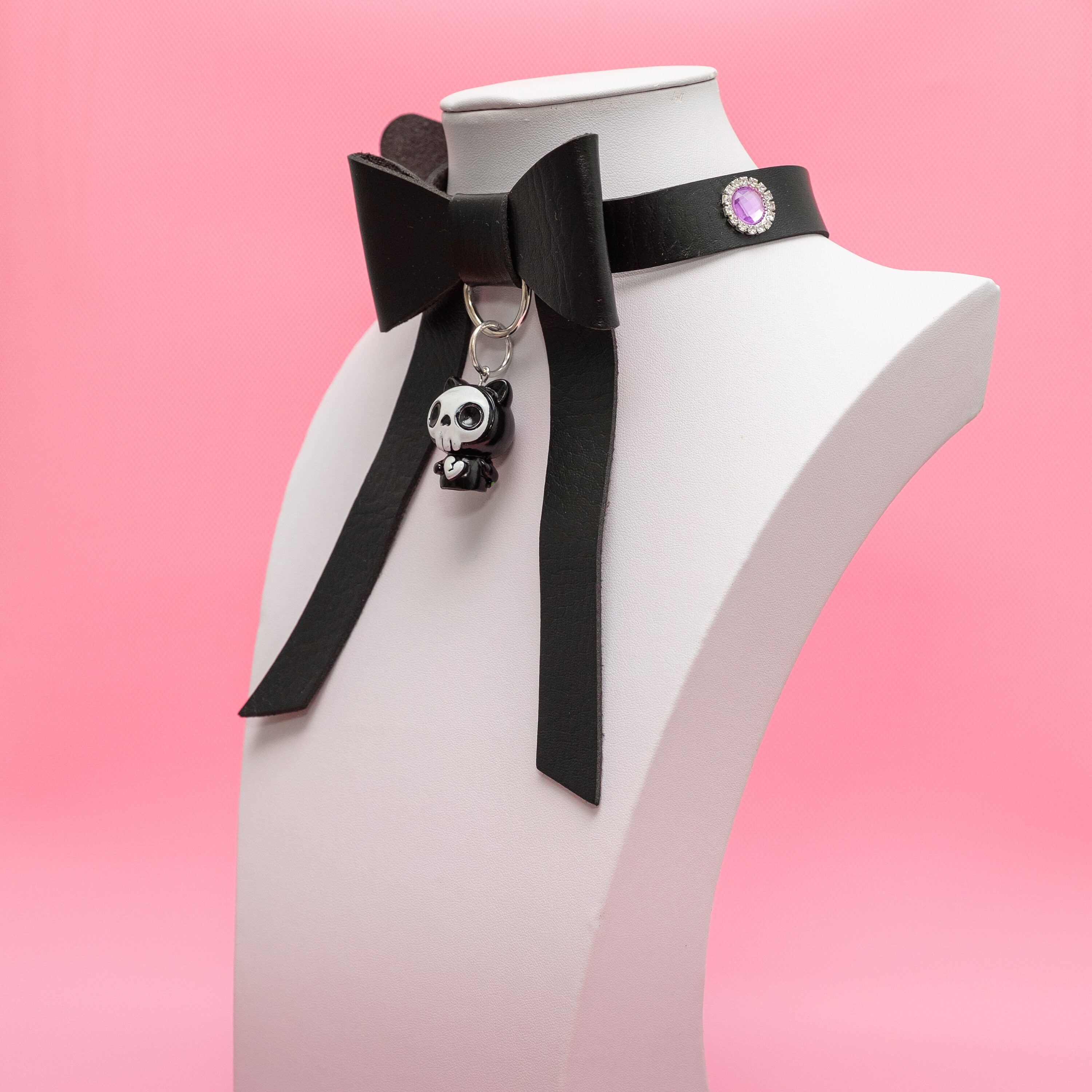 Pastel Goth Choker Pastel Goth Fashion Grim Reaper Pendant Etsy